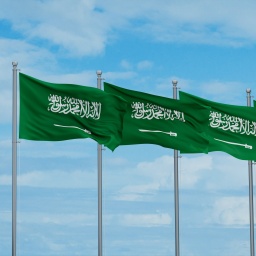 Flaggen Saudi-Arabien